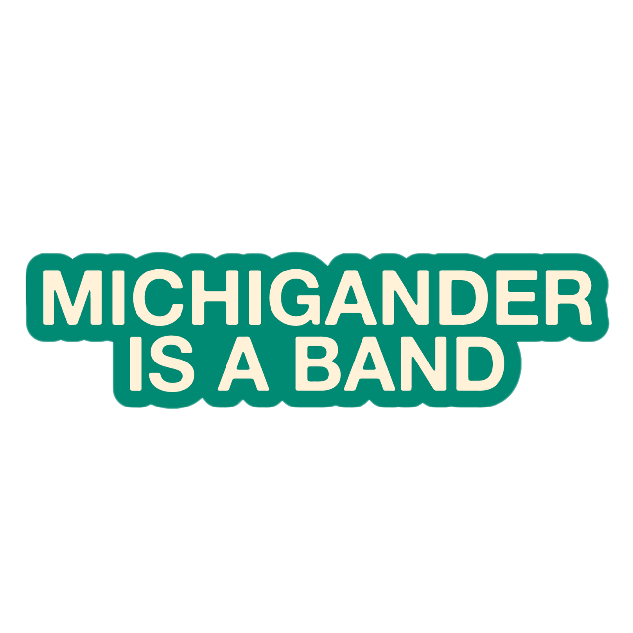 michigander is a band sticker