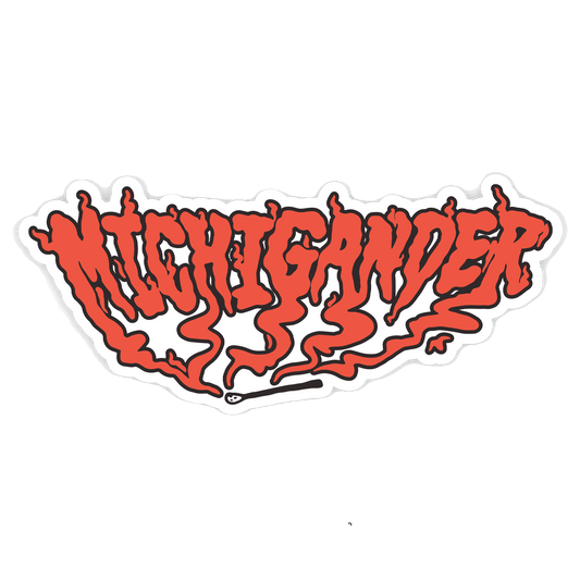 Stylized red text spelling ’NIGHTGRINDER’ with a dripping, horror-inspired font design.
